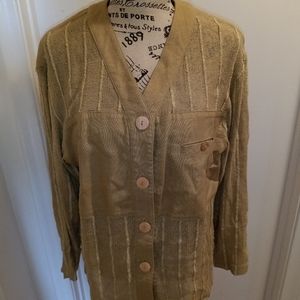 MZM Sport Light Weight Cardigan Petite Sm